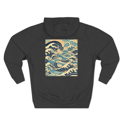 Waves of Hokusai Hoodie