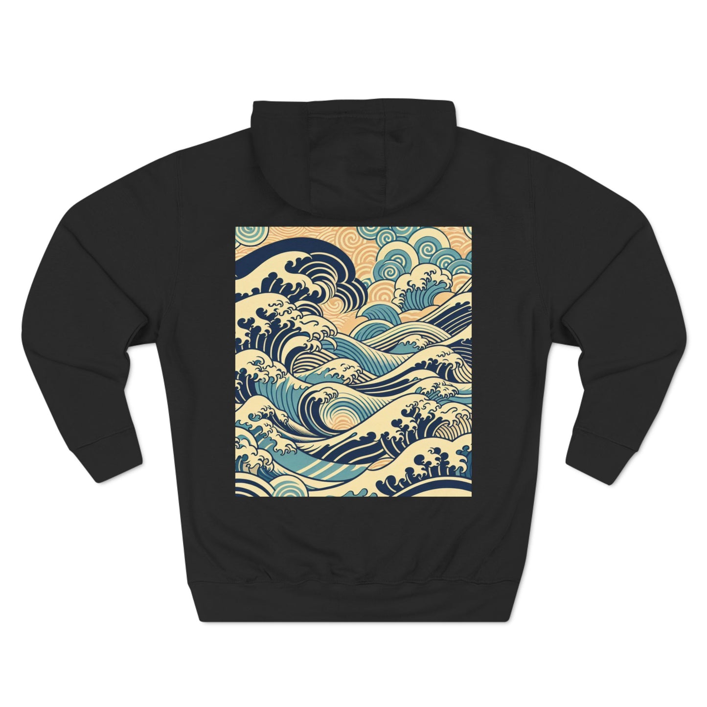 Waves of Hokusai Hoodie