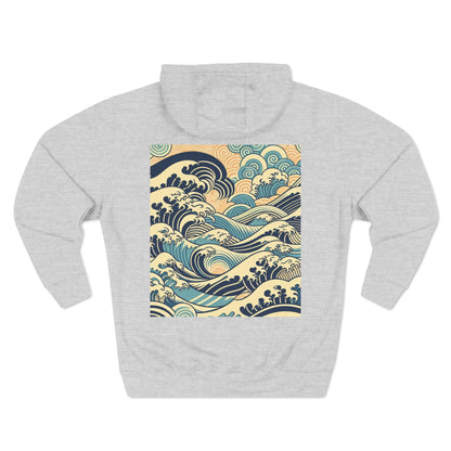 Waves of Hokusai Hoodie